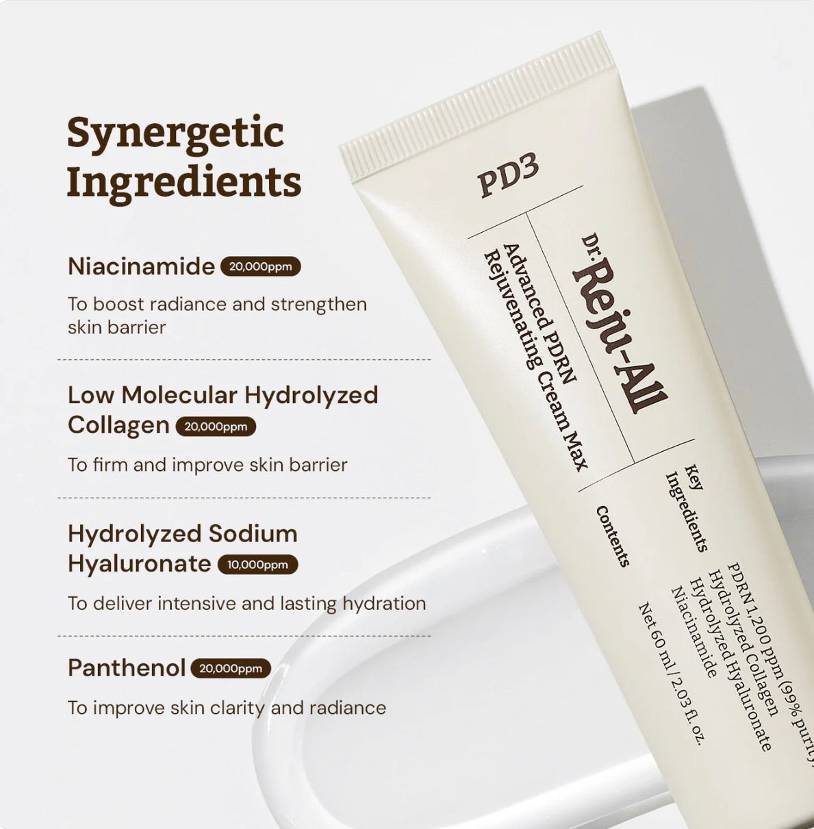 DR.REJU-ALL Advanced PDRN Rejuvenating Cream (20ml) – The House of Nué