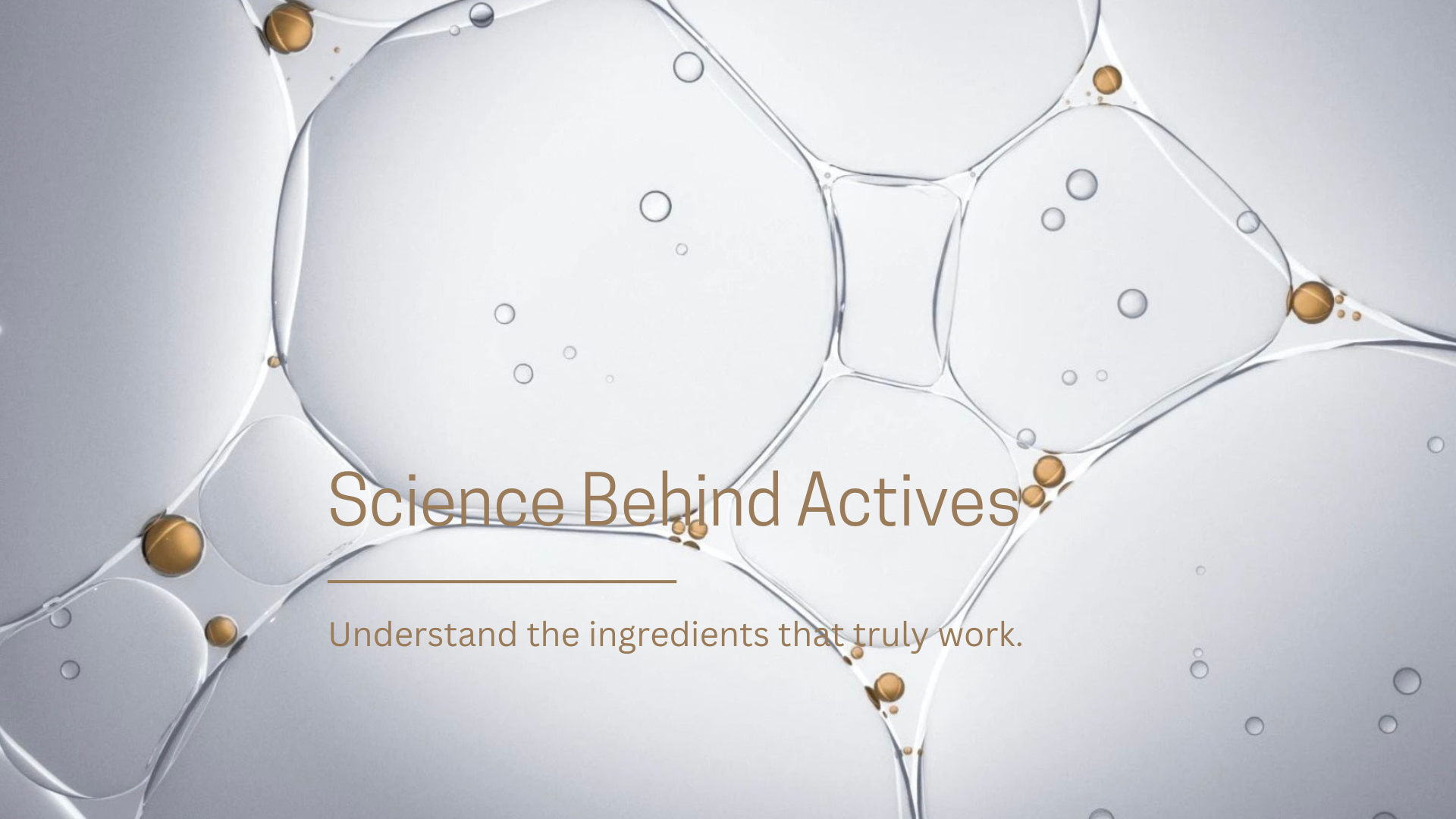 The Science Behind Skincare Actives
