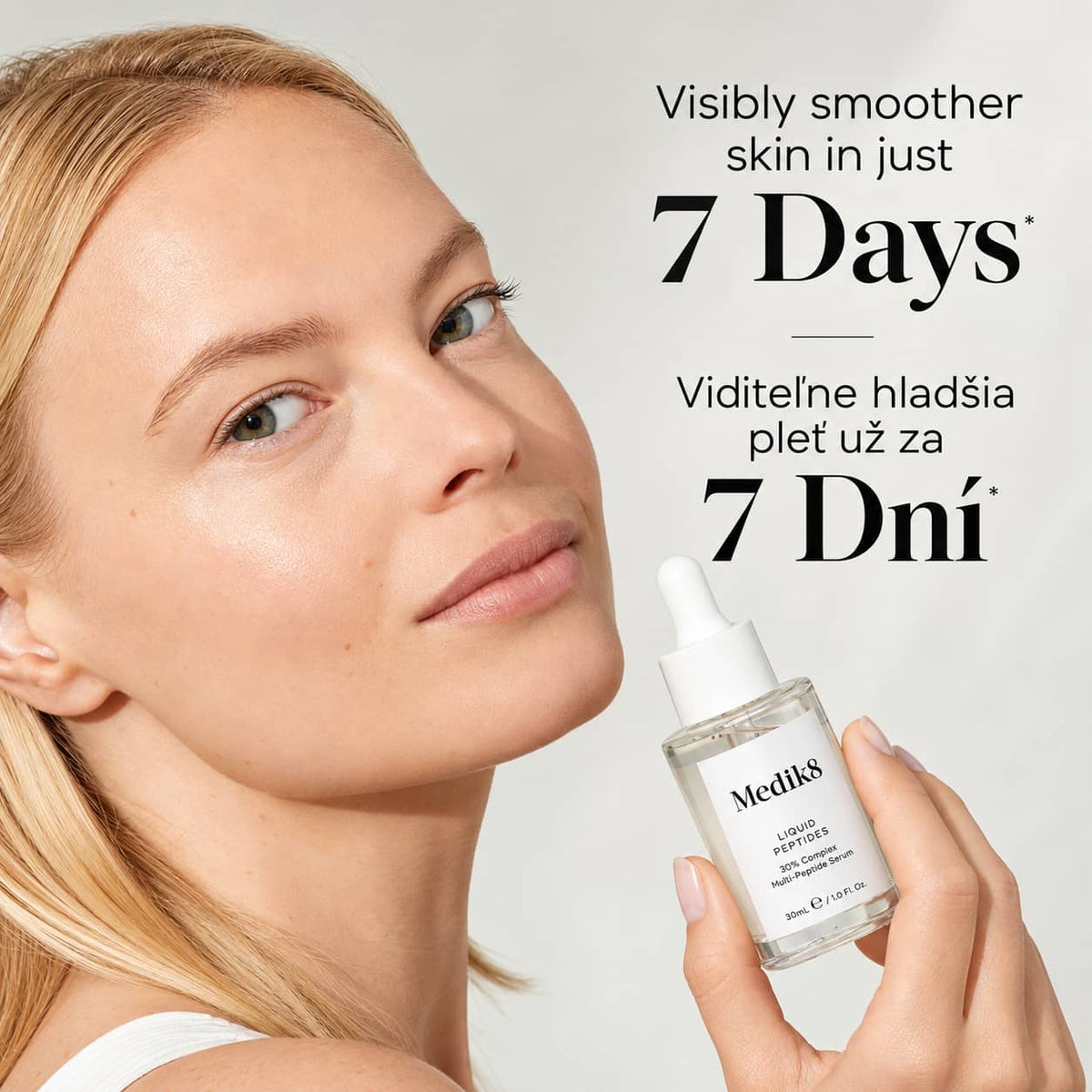MEDIK8 Liquid Peptides – 30% Multi-Peptide Serum (30ml)