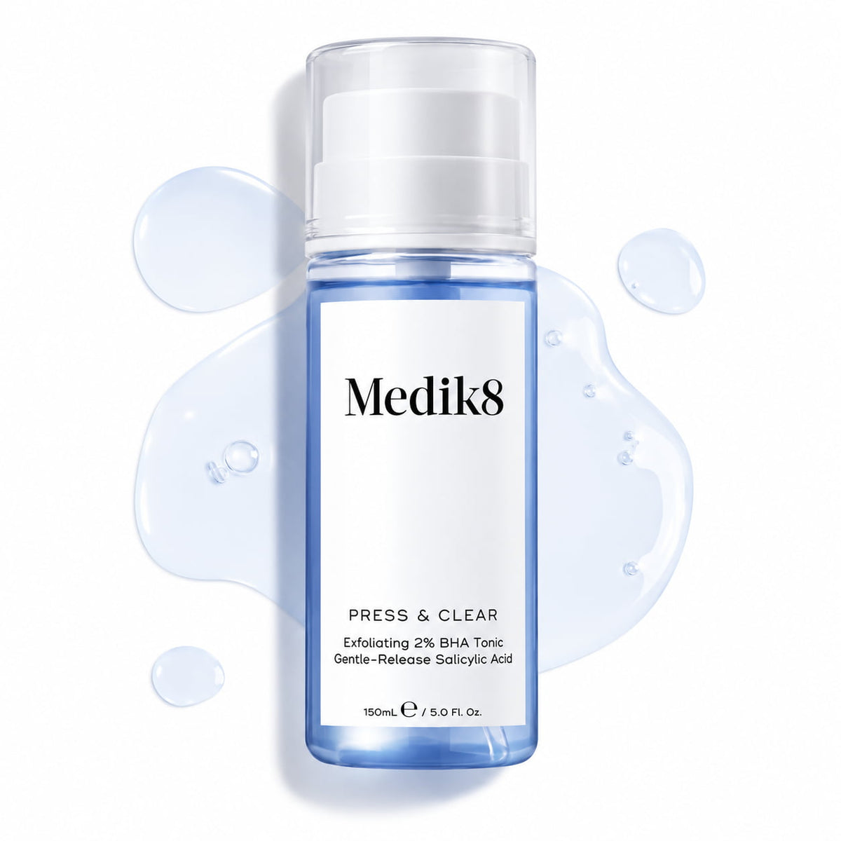 MEDIK8 Press &amp; Clear – Exfoliating 2% BHA Toner (150ml)