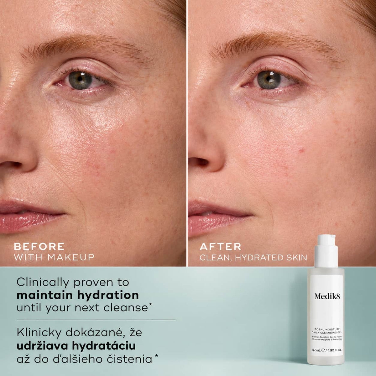MEDIK8 Total Moisture Daily Cleansing Gel (145ml)
