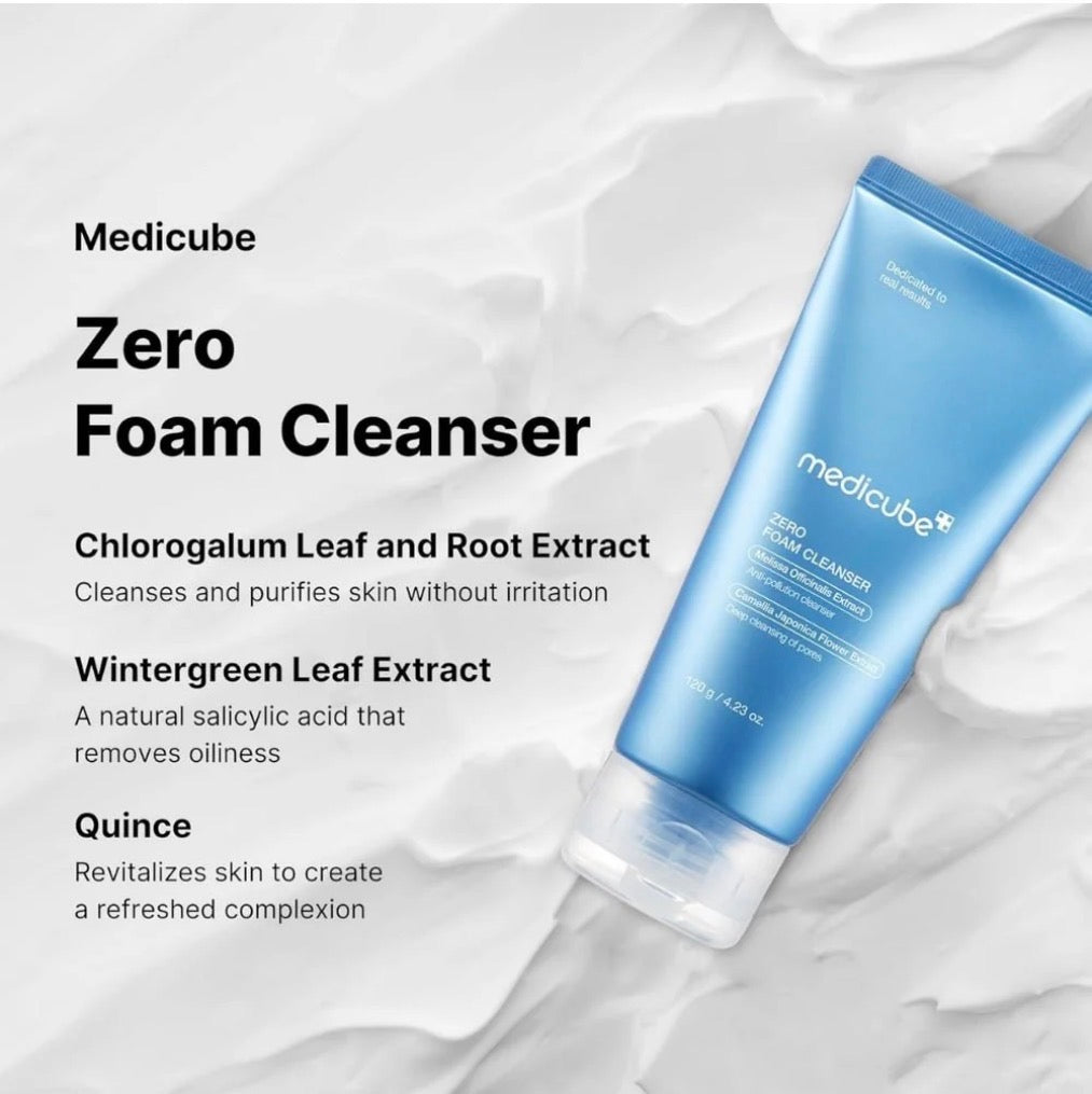 MEDICUBE Zero Foam Cleanser (120ml)