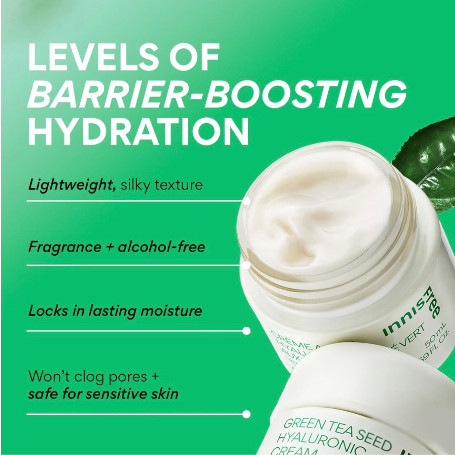 Innisfree Green Tea Seed Hyaluronic Cream (50ml)
