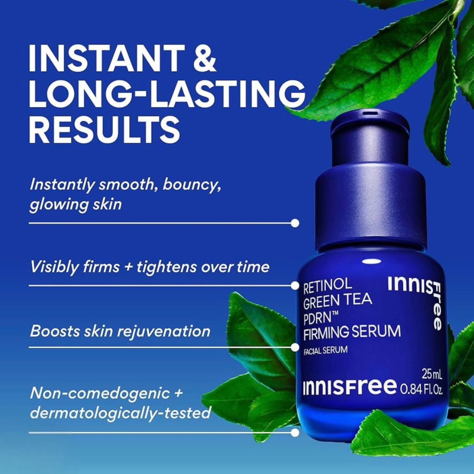 Innisfree Retinol Green Tea PDRN™ Firming Serum (25ml)