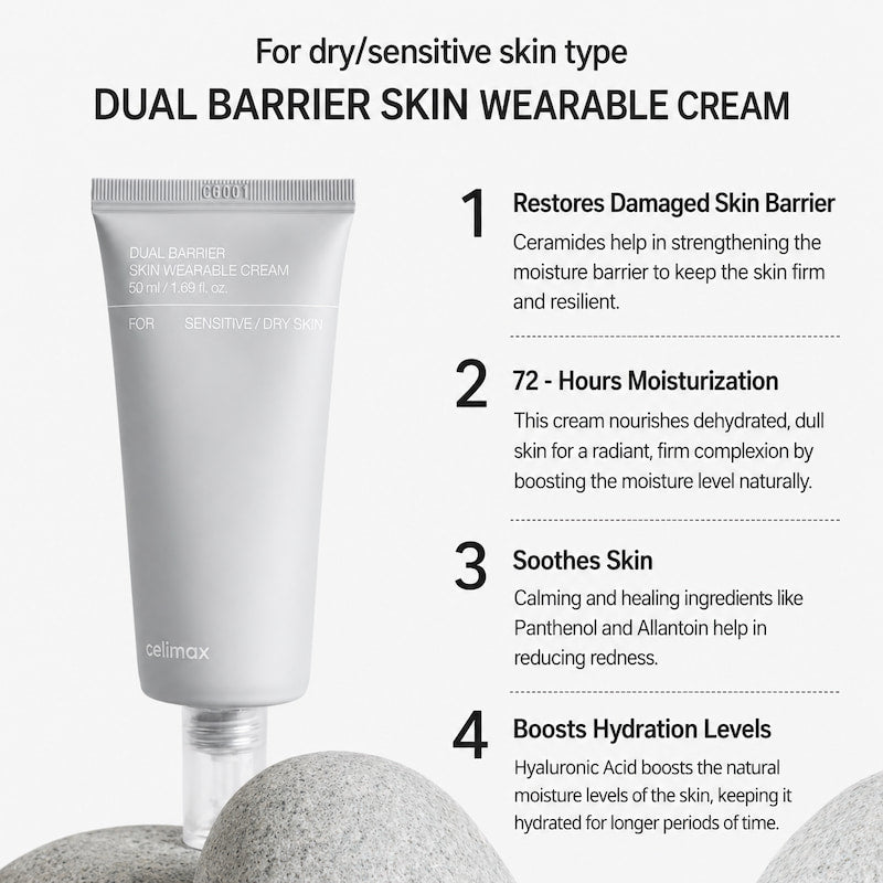CELIMAX Dual Barrier Skin Wearable Cream (50ml)