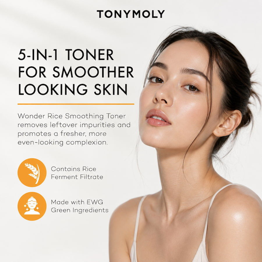 TONYMOLY Wonder Rice Smoothing Toner (500ml)