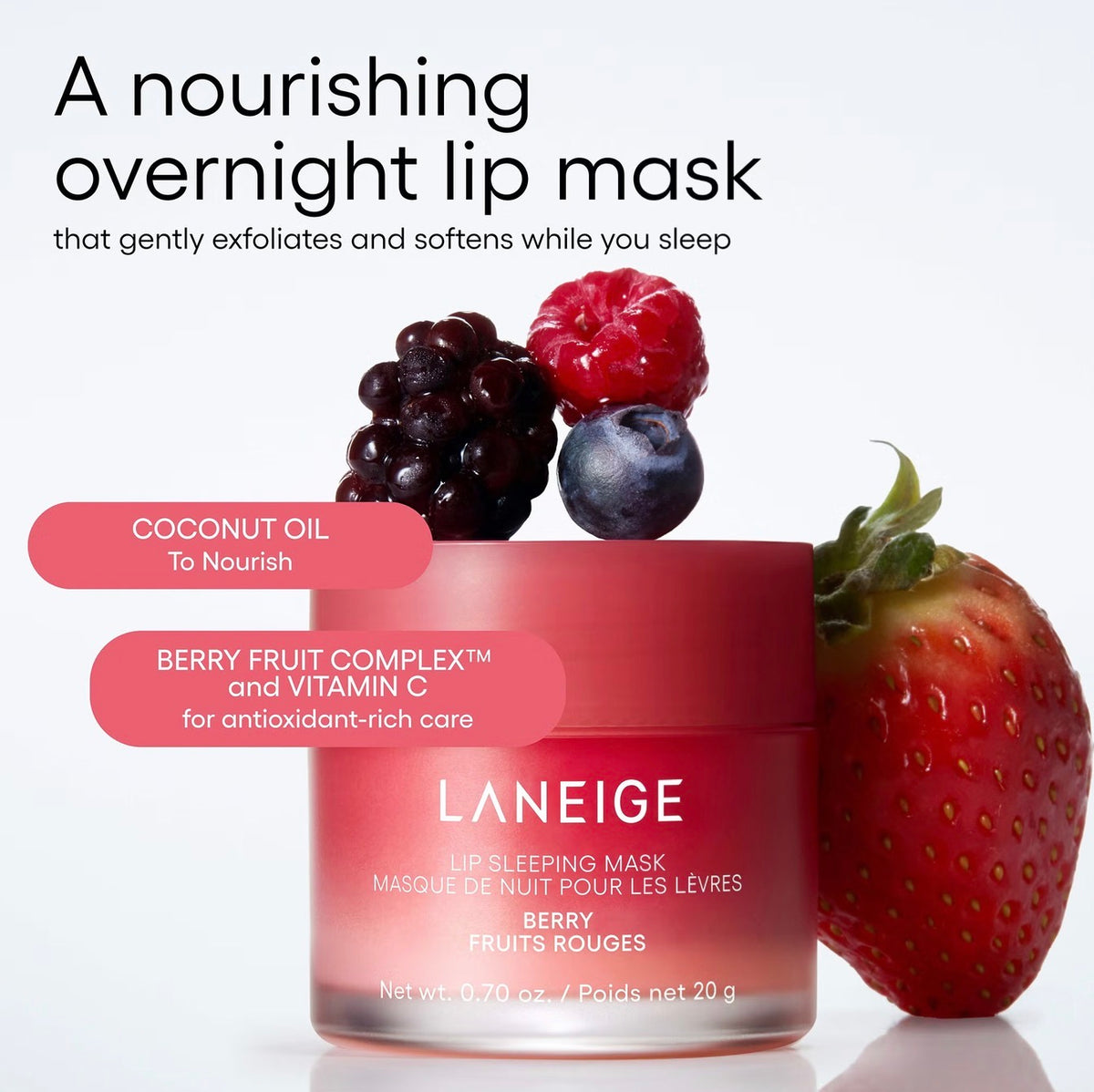 LANEIGE Lip Sleeping Mask EX Berry (20g)