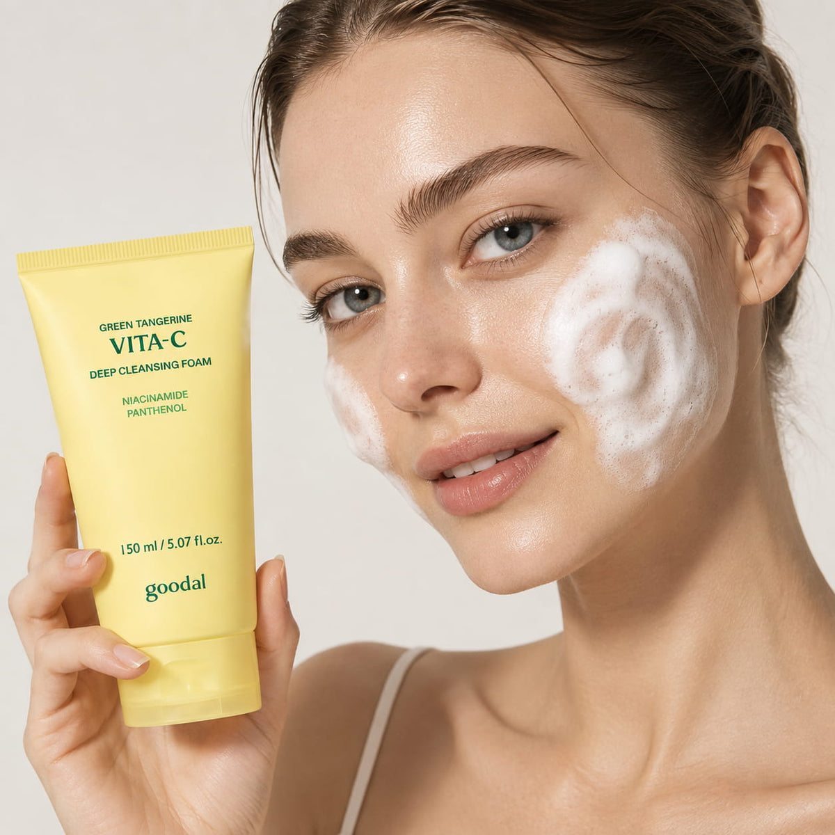 GOODAL Green Tangerine Vita-C Deep Cleansing Foam (150ml)